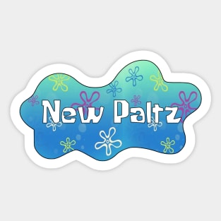 New Paltz Spongebob Sticker